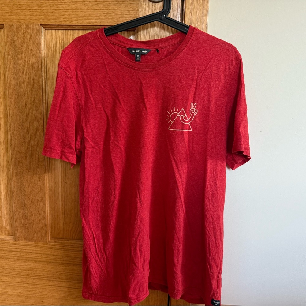 Toad & Co Classic Red Short Sleeve Tee